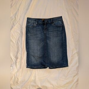 Kut from the Kloth Denim Skirt